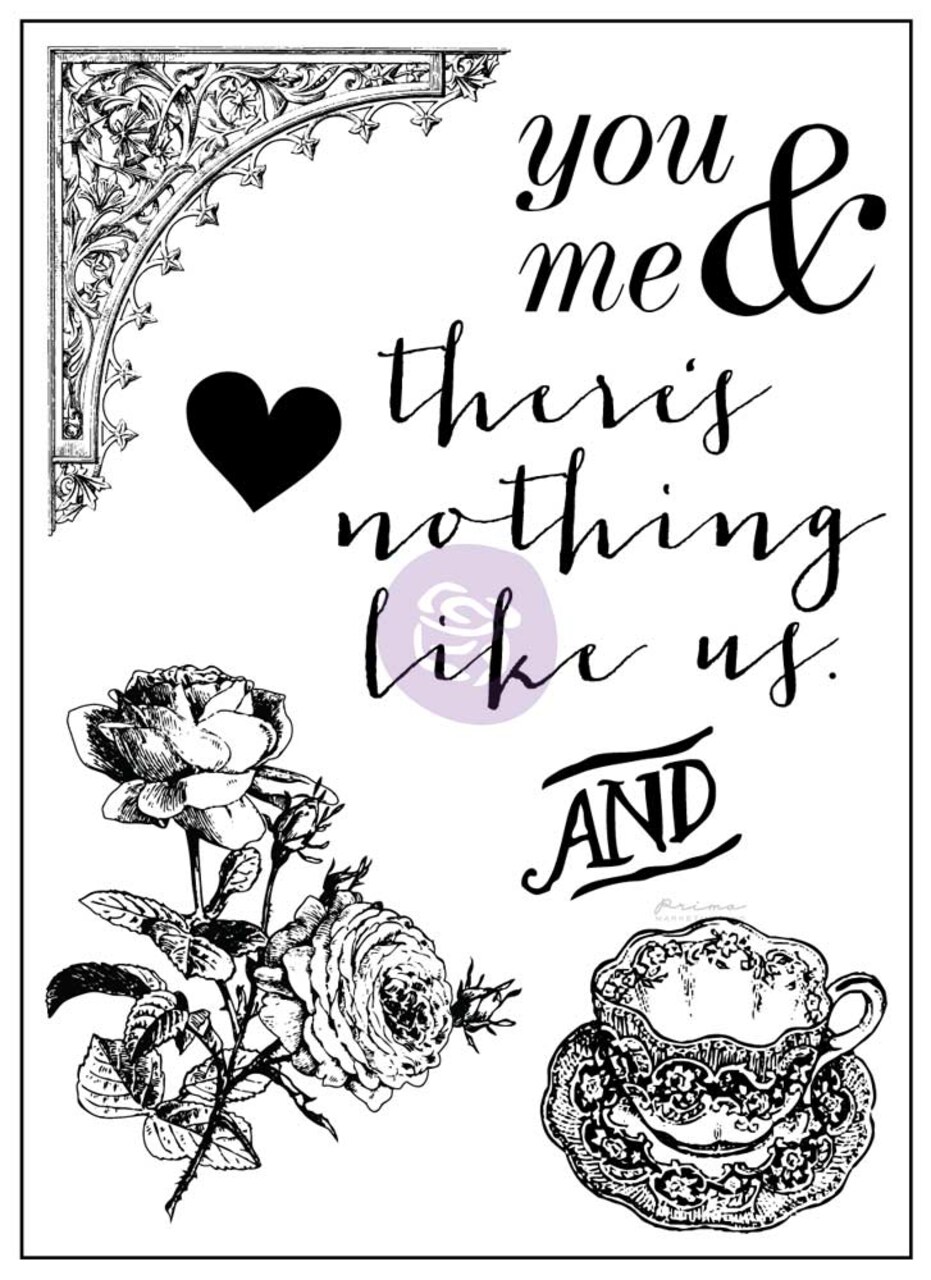 Prima Marketing Inc 3x4 Clear Stamp-Tales Of You & Me 655350990978
